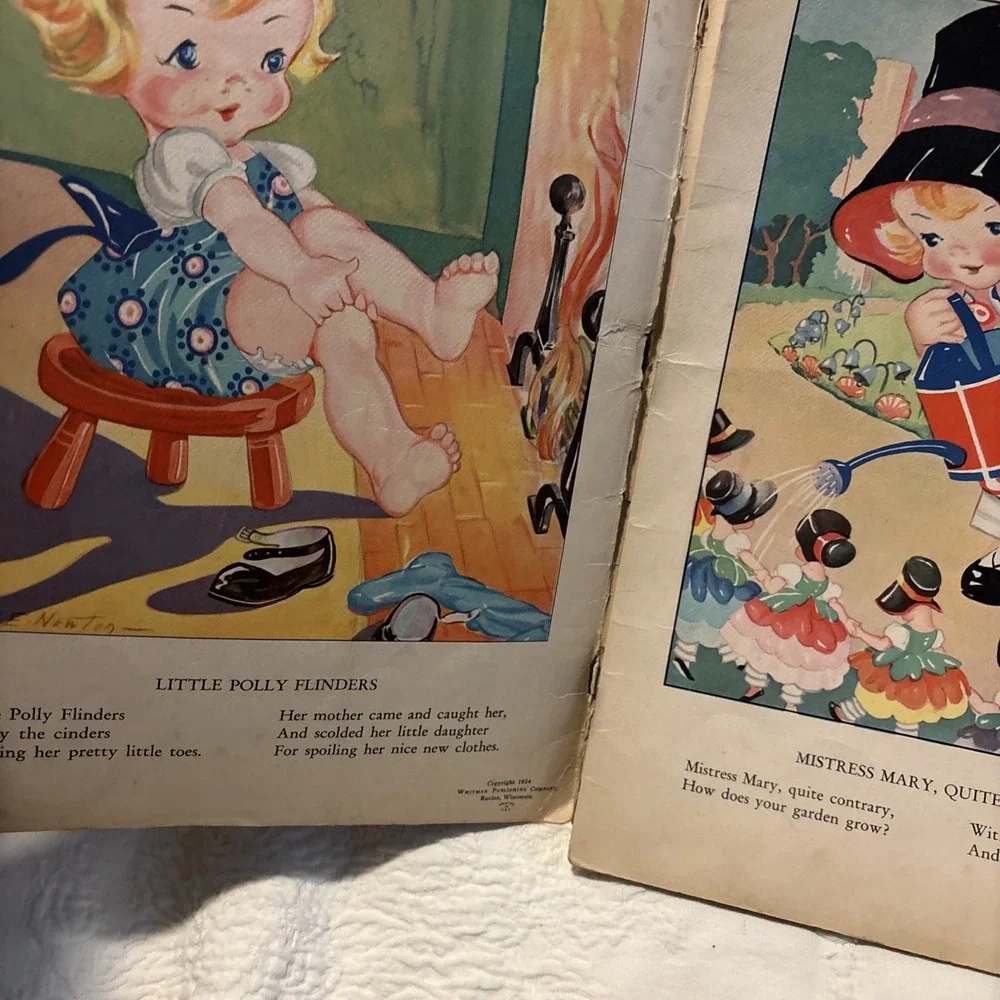 Mother Goose – 1934 – Illustrated by Ruth Newton